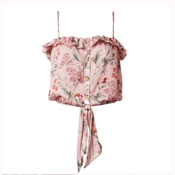 Johanna Ortiz x H&M Orchid Ruffle Tank - Picture 2 of 5